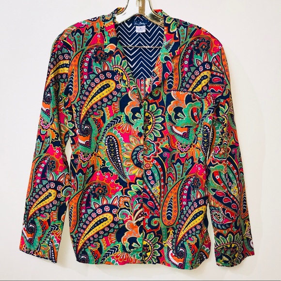 Vera Bradley Multicolor Blouse with pocket-small - Picture 4 of 7